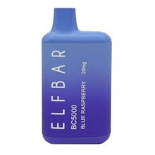 Elf Bar Blue Raspberry BC 5000 Puffs Disposable Device