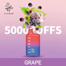 Elf Bar Grape 5000 Puffs Disposable Device