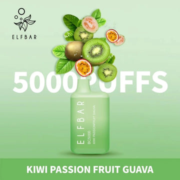Elf Bar Kiwi Passionfruit Guava 5000 Puffs Disposable Device