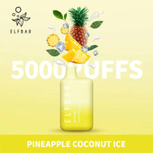 Elf Bar Pineapple Coconut Ice 5000 Puffs Disposable Device
