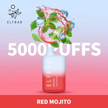 Elf Bar Red Mojito 5000 Puffs Disposable Device