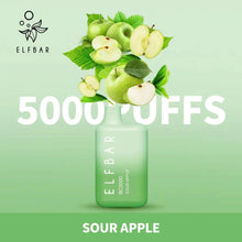 Elf Bar Sour Apple 5000 Puffs Disposable Device