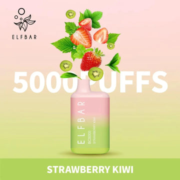 Elf Bar Strawberry Kiwi BC 5000 Puffs Disposable Device