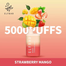 Elf Bar Strawberry Mango 5000 Puffs Disposable Device