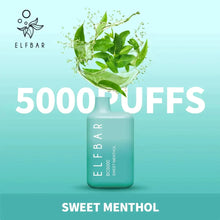 Elf Bar Sweet Menthol 5000 Puffs Disposable Device