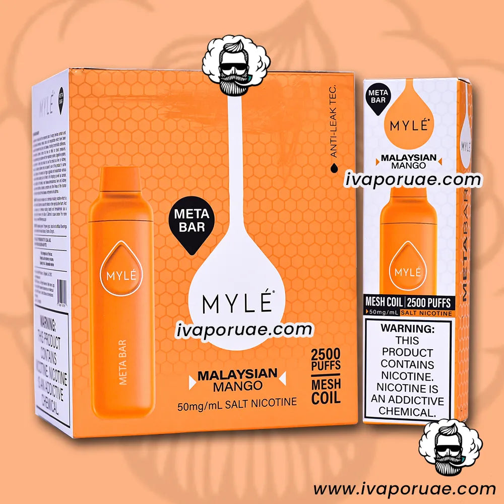 Buy Myle Meta Bar Malaysian Mango (2500 Puffs) in UAE Myle Vape Dubai Buy Myle Meta Bar Malaysian Mango (2500 Puffs) in UAE Myle Vape Dubai