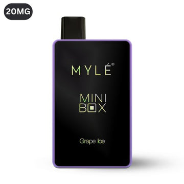 Myle Mini Box Grape Mint 1500 Puffs Disposable Device