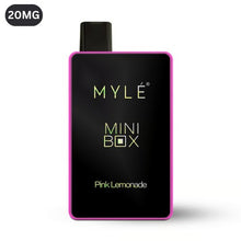 Myle Mini Box Pink Lemonade 1500 Puffs Disposable Device