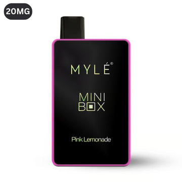 Myle Mini Box Pink Lemonade 1500 Puffs Disposable Device