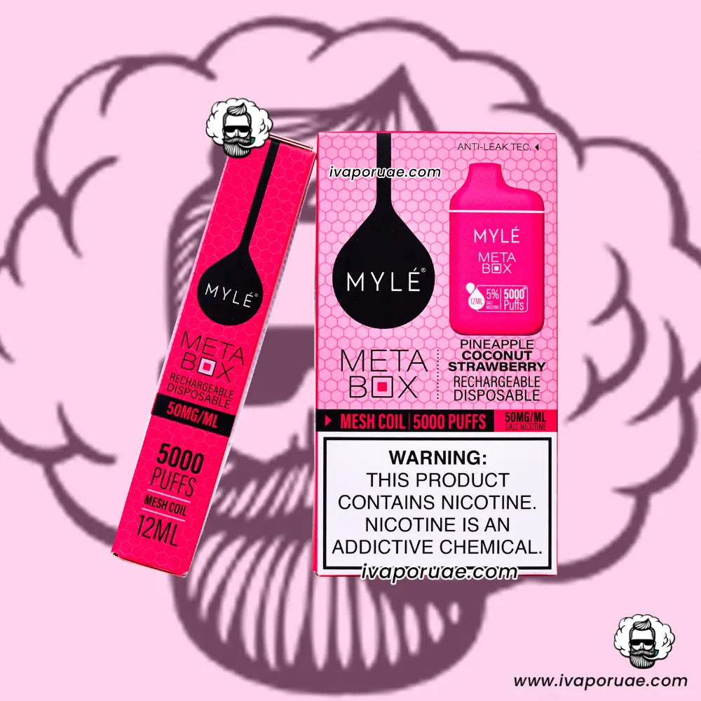 Buy Myle Meta Box Pineapple Coconut Strawberry (5000 Puffs) in UAE Myle Vape Dubai Buy Myle Meta Box Pineapple Coconut Strawberry (5000 Puffs) in UAE Myle Vape Dubai
