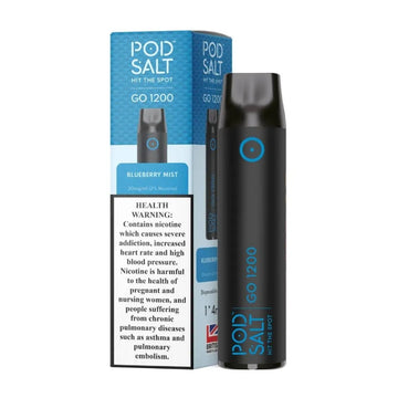 Pod Salt Go Blueberry Mist 1200 Puffs Disposable Device