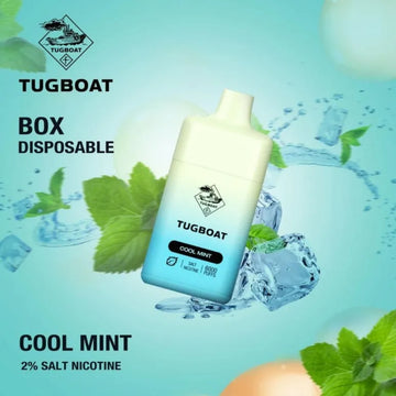 Tugboat Box Cool Mint 6000 Puffs Disposable Device