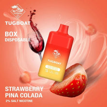 Tugboat Box Strawberry Pina Colada 6000 Puffs Disposable Device