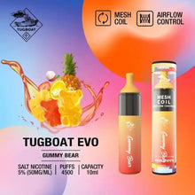 Tugboat Evo Gummy Bear 4500 Puffs Disposable Device