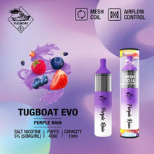 Tugboat Evo Purple Rain 4500 Puffs Disposable Device