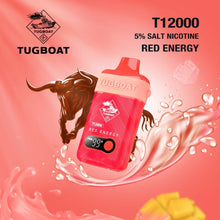 Tugboat T12000 Red Energy Disposable Device