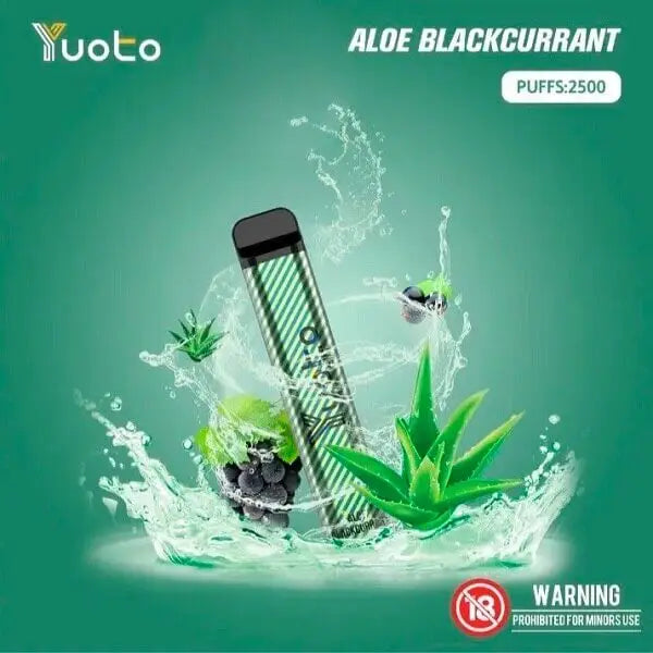 Yuoto XXL Aloe Blackkurrant [2500 Puffs] Disposable Vape