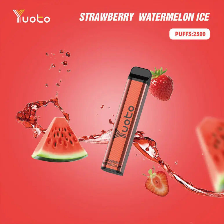Yuoto XXL Strawberry Watermelon Ice [2500 Puffs] Disposable Vape